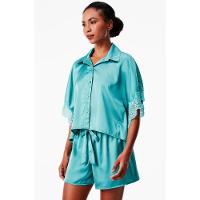 Pijama Curto Cetim Mia - 2