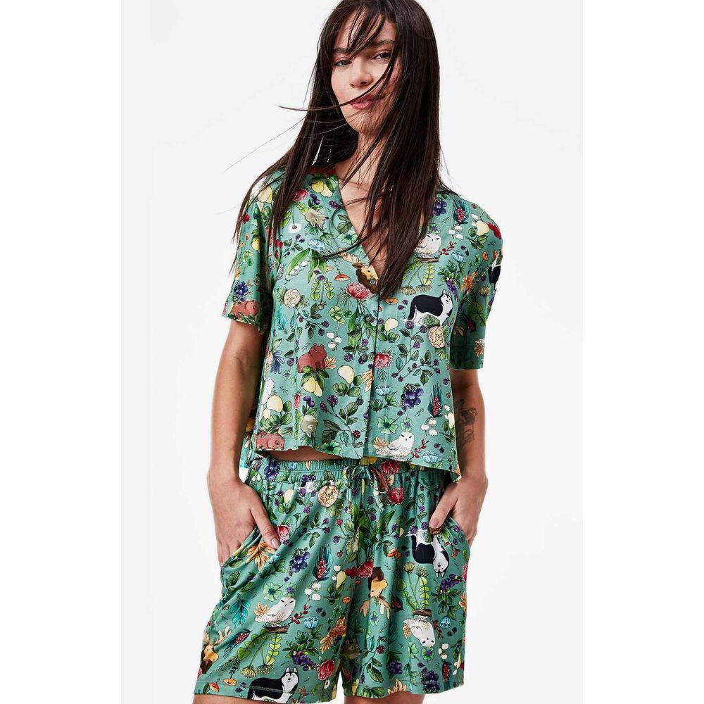 Pijama Curto Malha Nórdica - 3