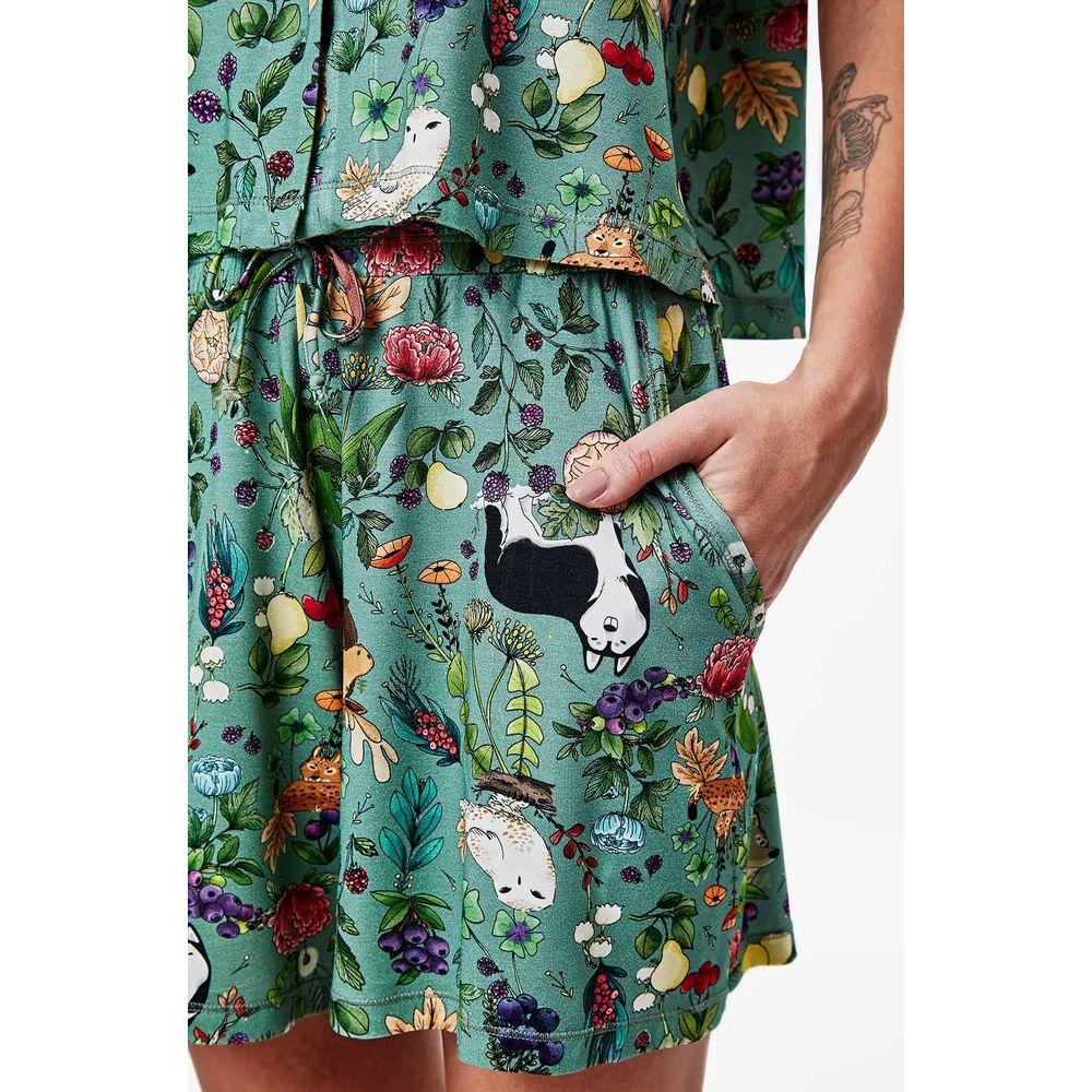 Pijama Curto Malha Nórdica - 4
