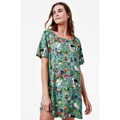 Camisola Curta Malha Nórdica