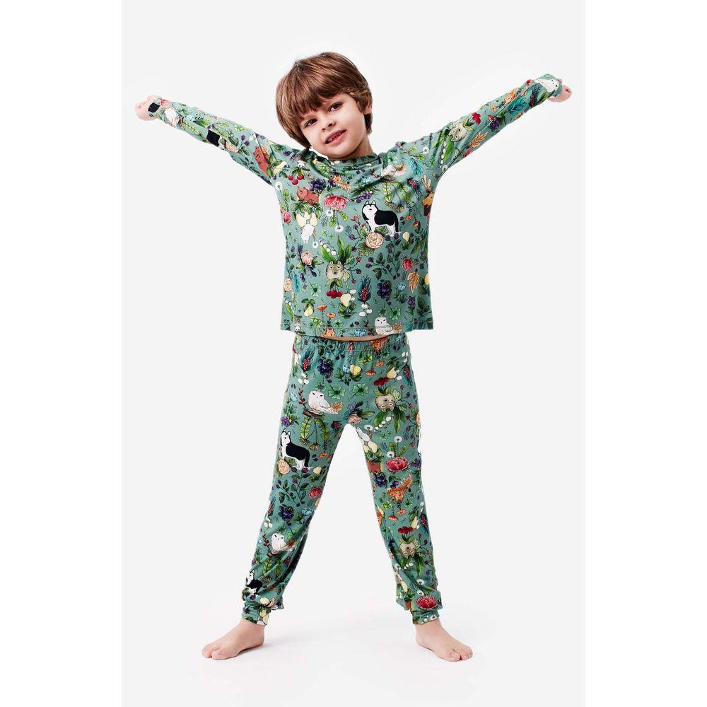 Pijama Longo Malha Nórdica Kids - 1