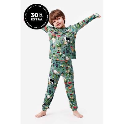 Pijama Longo Malha Nórdica Kids