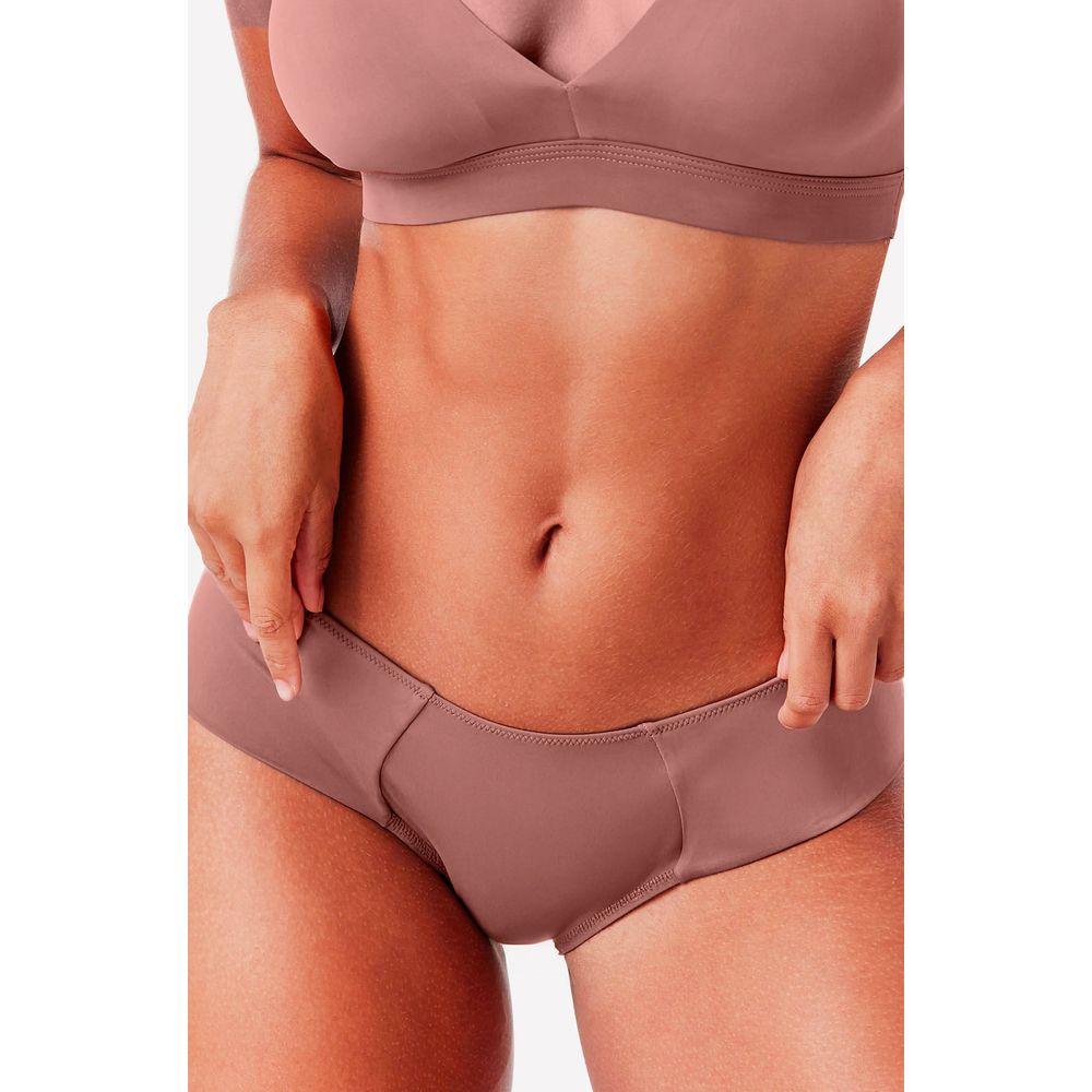 Calcinha Biquíni Lateral Larga Comfy Cacau - 1