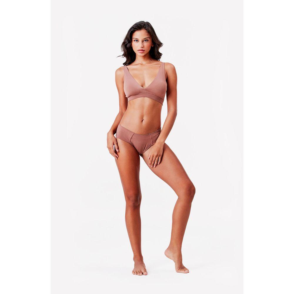 Calcinha Biquíni Lateral Larga Comfy Cacau - 5