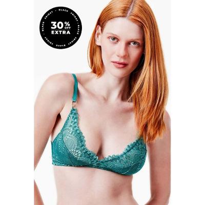 Sutiã Top Triângulo Renda Boreal