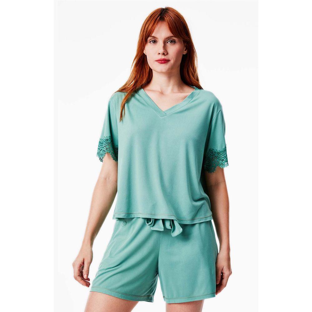 Pijama Curto Malha Estocolmo - 3