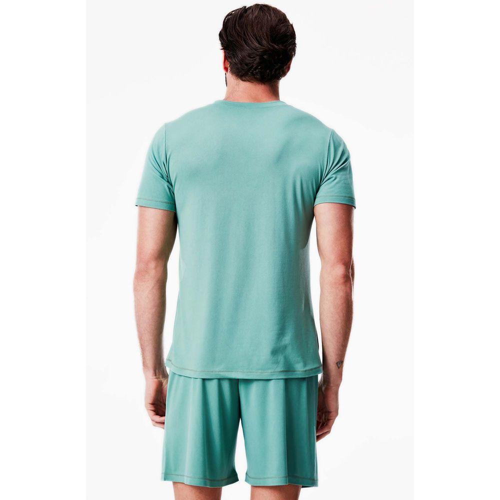 Pijama Curto Malha Estocolmo Masculino - 2