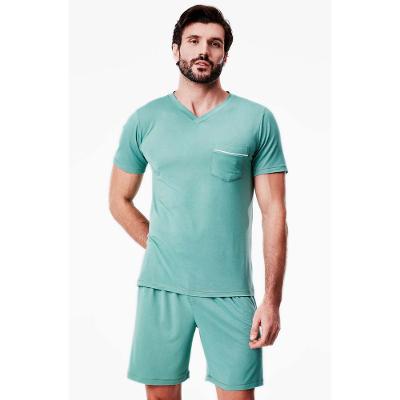 Pijama Curto Malha Estocolmo Masculino