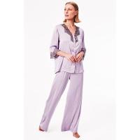 Pijama Longo Cetim Frigg - 1