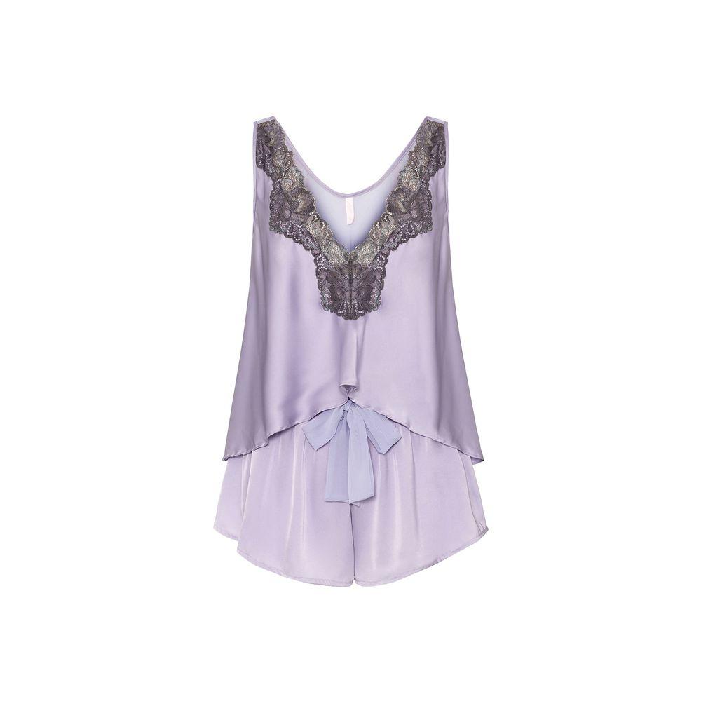 Pijama Curto Regata Cetim Frigg - 6