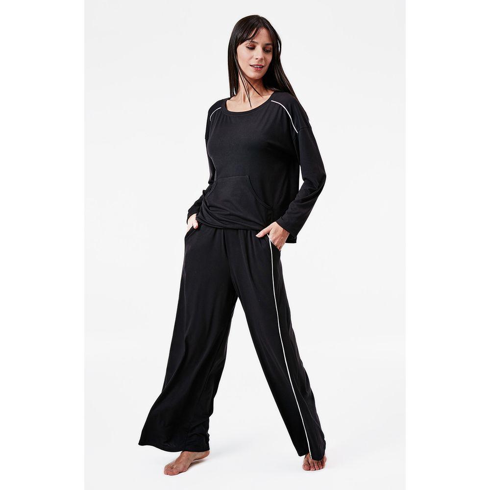 Pijama Longo Malha Kari - 3