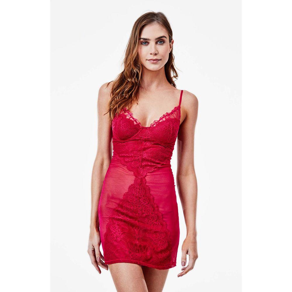 Camisola Curta Renda Theia - 1