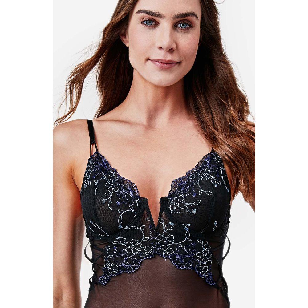 Camisola Curta Renda Maja - 6