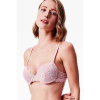 Sutiã Push Up Renda Rose Fog - 1