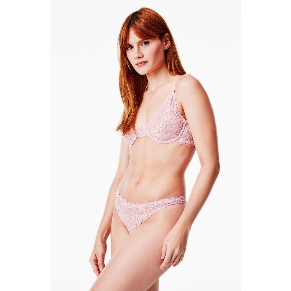 Calcinha Fio Renda Rose Fog - 6