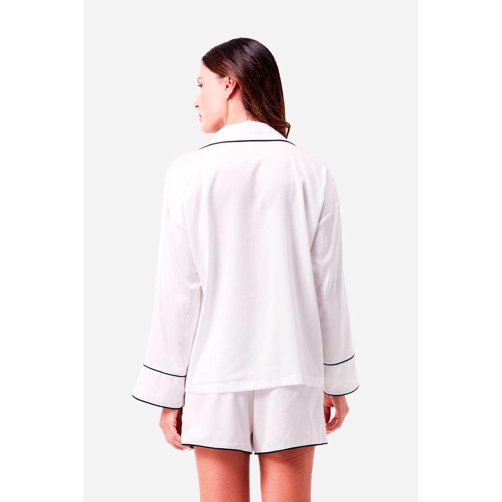 Pijama Curto Botões Cetim Paris - 3