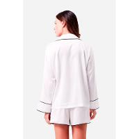 Pijama Curto Botões Cetim Paris - 3