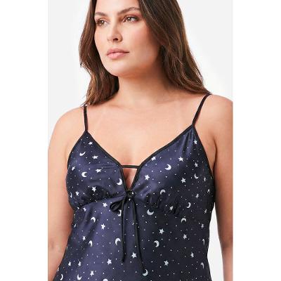 Camisola Curta Cetim Bella