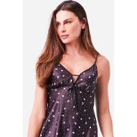 Camisola Curta Cetim Bella - 5