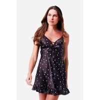 Camisola Curta Cetim Bella - 1