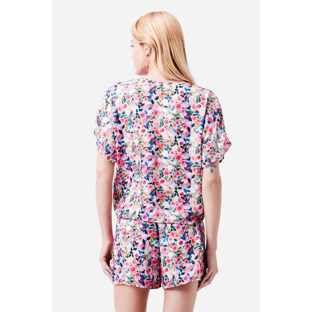 Pijama Curto Botões Cetim Cristine - 4