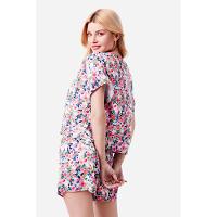 Pijama Curto Botões Cetim Cristine - 7