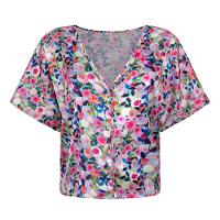 Pijama Curto Botões Cetim Cristine - 8