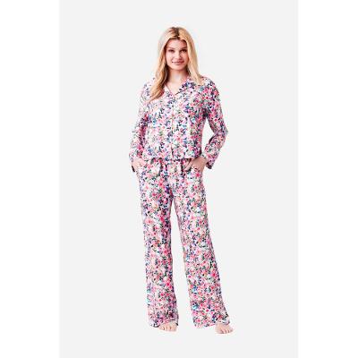 Pijama Longo Cetim Botões Cristine