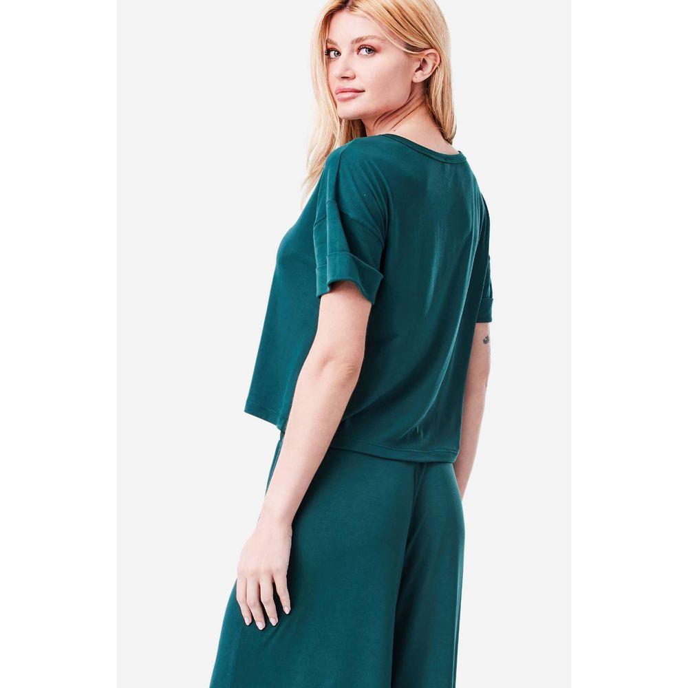 Pijama Longo Manga Curta Malha Básicos - 3