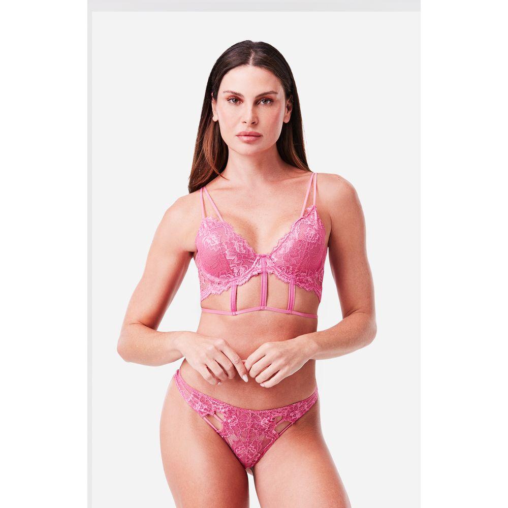 Sutiã Aro Sem Bojo Cropped Renda Amanda - 5