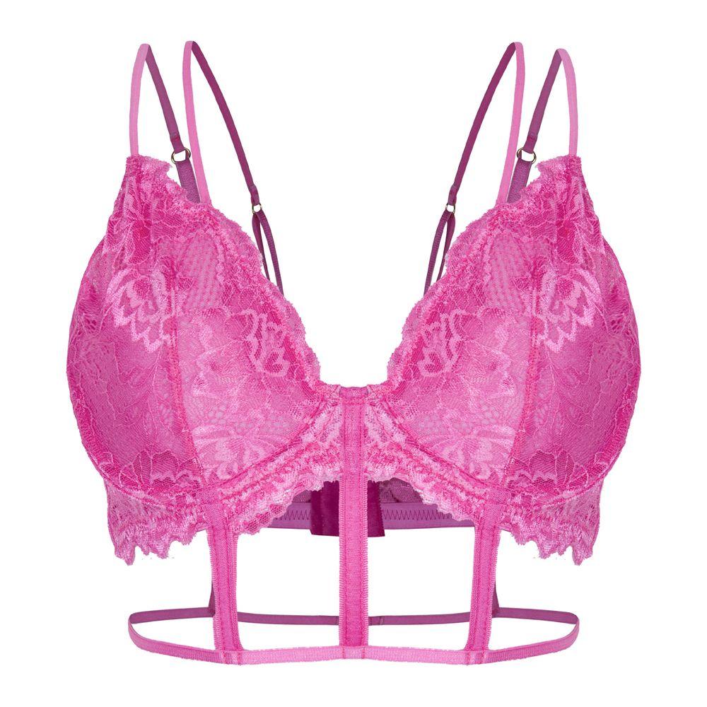 Sutiã Aro Sem Bojo Cropped Renda Amanda - 7