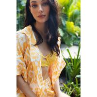 Pijama Curto Manga Curta Botões Cetim Festa - 3