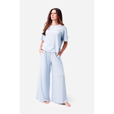 Pijama longo manga curta malha Alessia