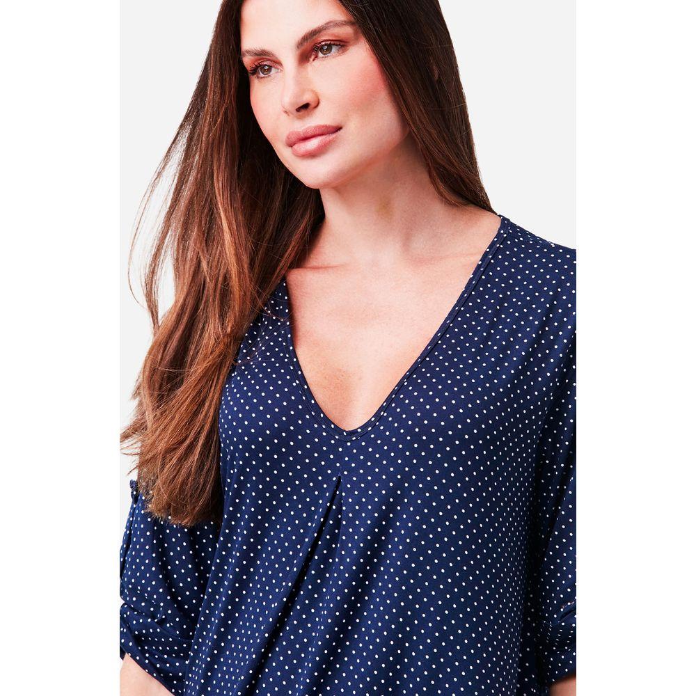 Camisola Midi Manga Média Malha Alessia - 4