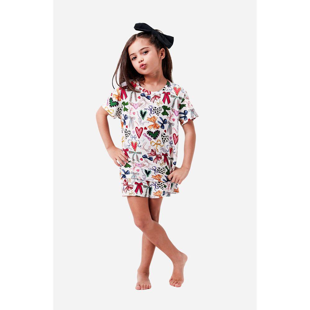 Pijama Curto Malha Amelie Kids - 3