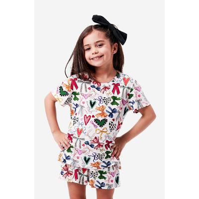 Pijama Curto Malha Amelie Kids