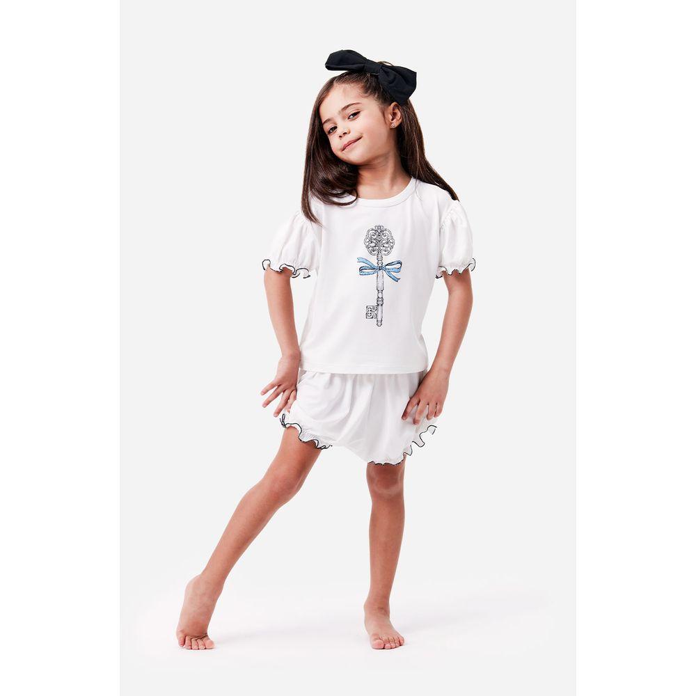 Pijama Curto Manga Curta Malha Mini Dorothy - 1