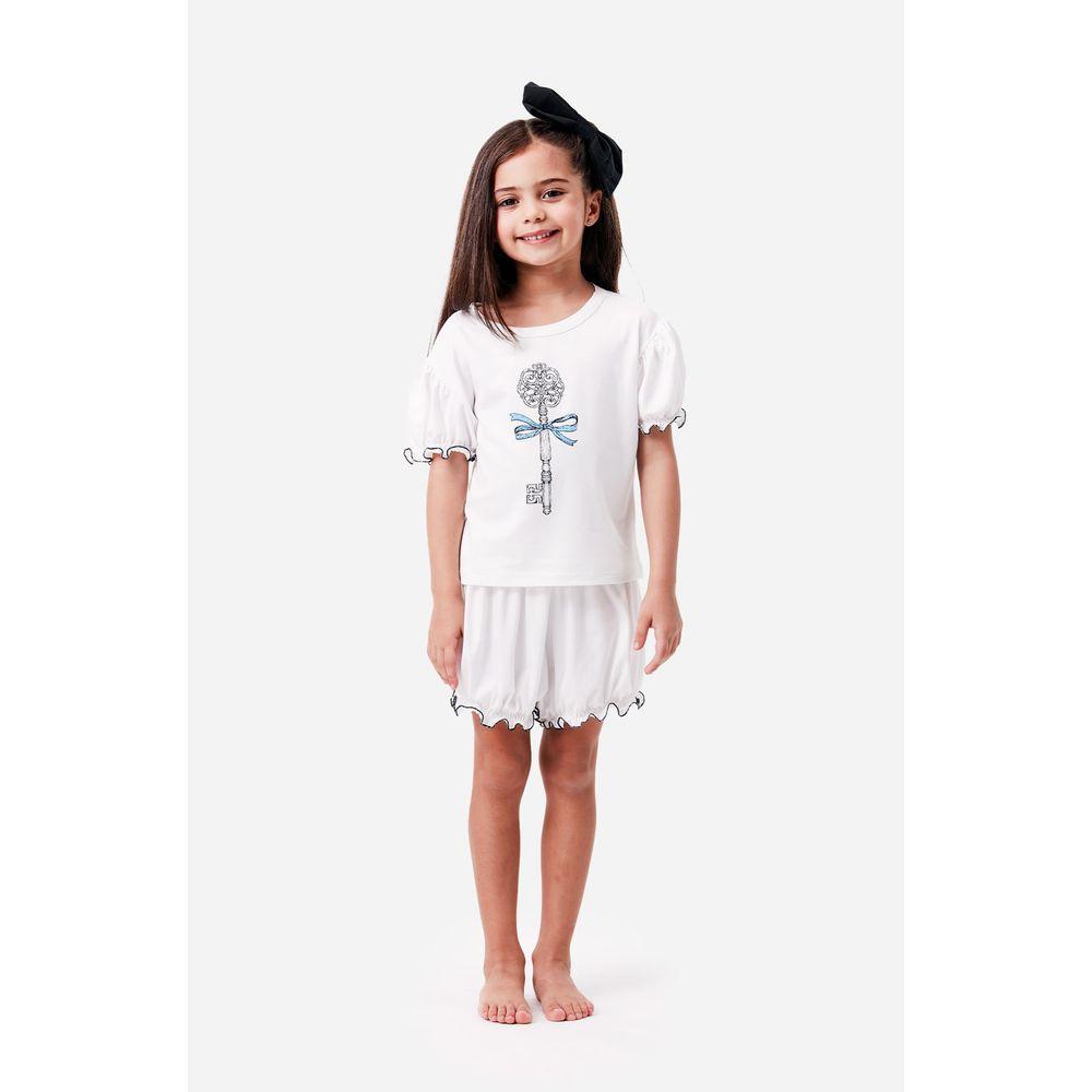 Pijama Curto Manga Curta Malha Mini Dorothy - 3
