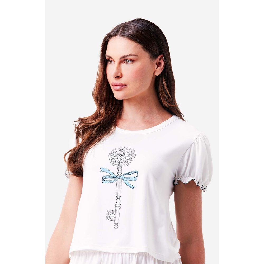 Pijama Curto Manga Curta Malha Dorothy - 7