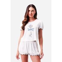 Pijama Curto Manga Curta Malha Dorothy - 1