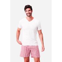 Pijama Curto Tricoline Love Cherry Masculino - 3