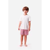 Pijama Curto Tricoline Love Cherry Kids Masculino - 1
