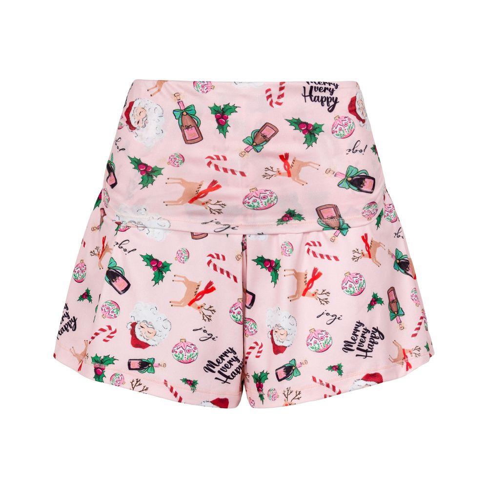 Pijama Curto Regata Malha HoHoHo - 9