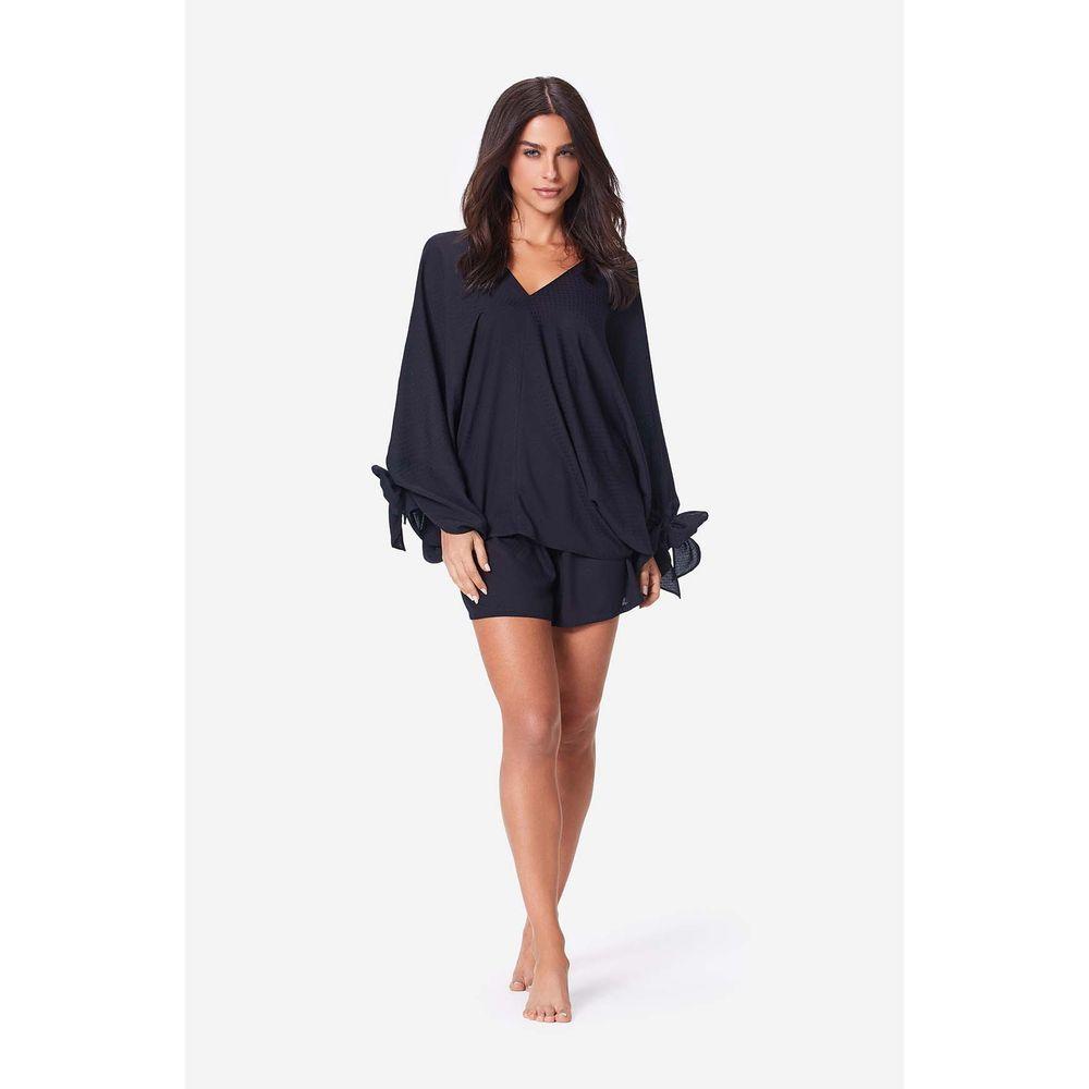 Pijama Curto Manga Média Viscose Isabel - 3