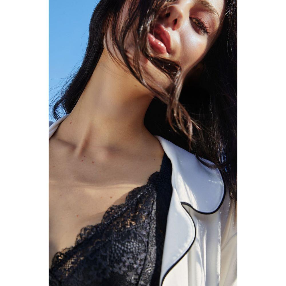 Pijama Longo Manga Curta Aberto Malha Rafaela - 5