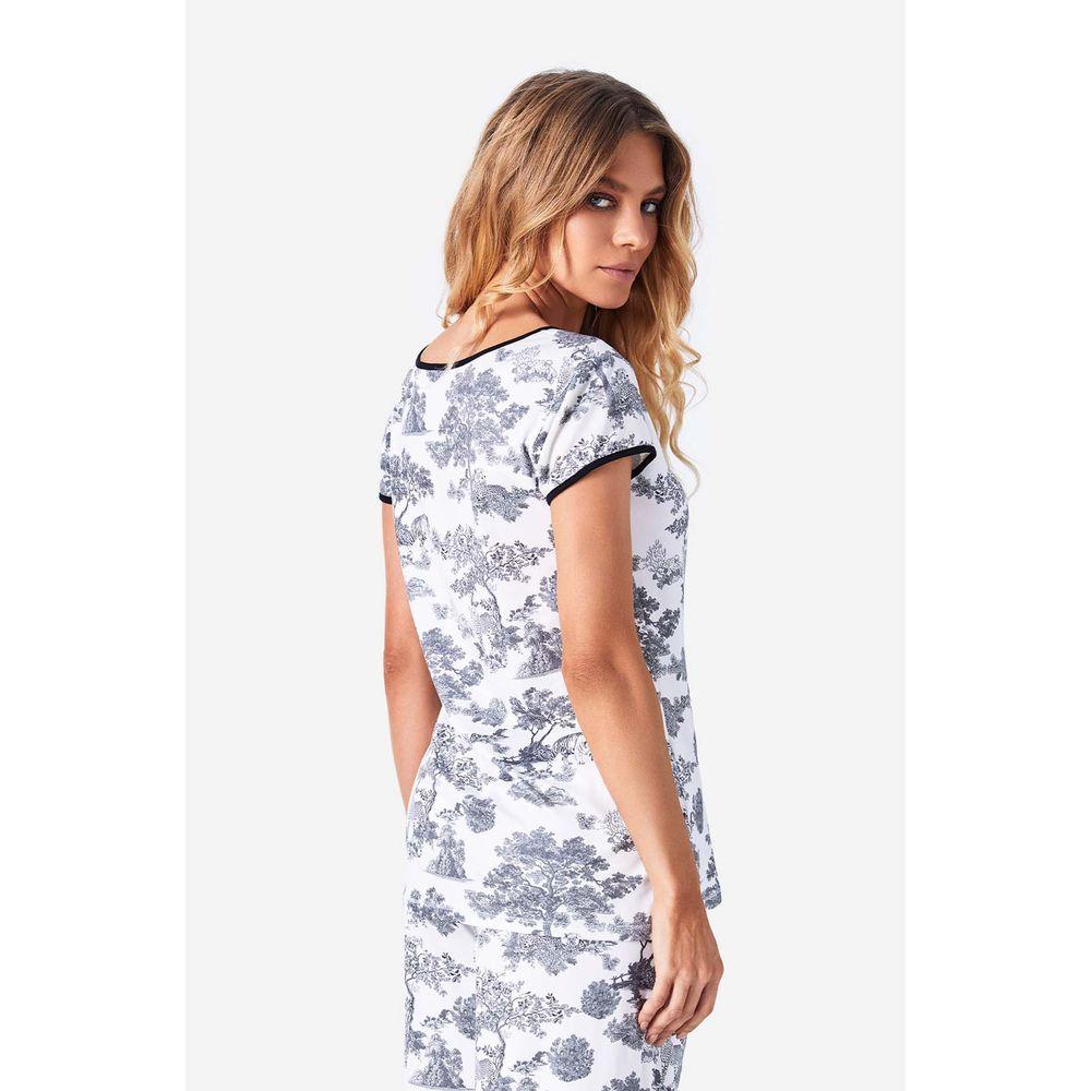 Pijama Capri Manga Curta Lille - 2