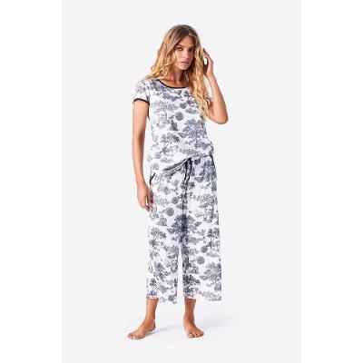 Pijama Capri Manga Curta Lille