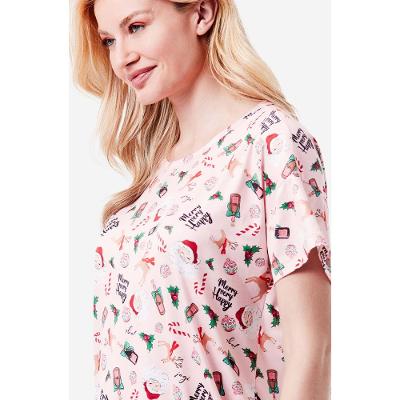 Camisola Curta Manga Curta Malha HoHoHo