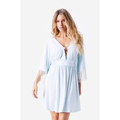 Kaftan Curto Atoalhado Lina