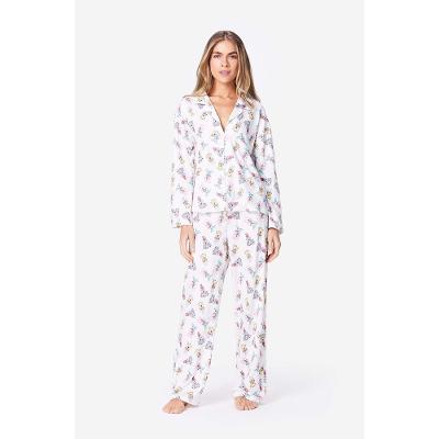 Pijama Longo Botões Suede Badaró